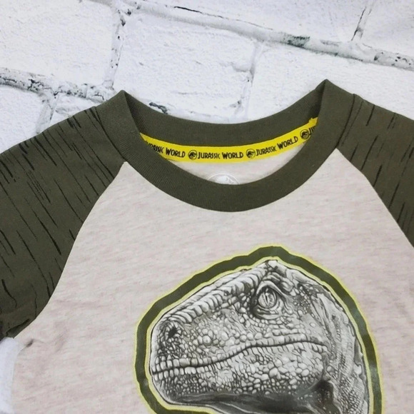 18m Boys JURASSIC WORLD Dinosaur Tshirt and Shorts Set Summer Boy - Picture 11 of 11